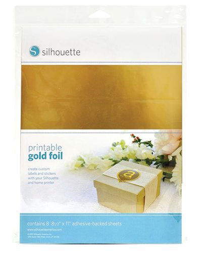 Silhouette printbaar printbare goud stickervellen printable adhesive sticker gold foil paper MEDIA-GLD-ADH-3T 814792012260 Cityplotter Zaandam