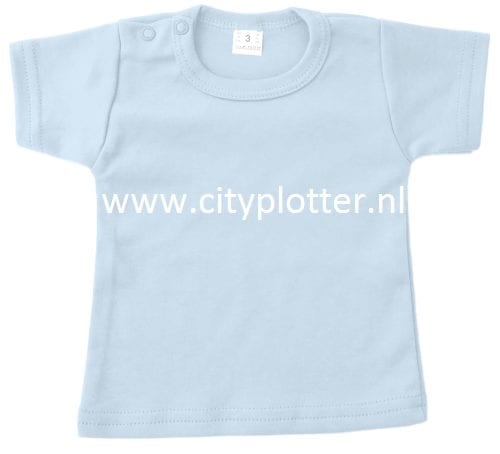 30mnd = 98 korte mouw baby / kleuter t-shirt Baby Blauw