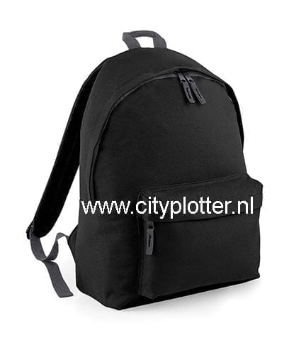 Rugzak Kinderrugzak kinder bag bagback onbedrukt tasjes zwart roze blauw vele kleuren met voorvak Cityplotter Zaandam