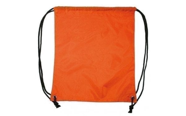 Rugzak Gymtas Sporttasje rug zak gym tas onbedrukt tasjes oranje backpack orange Cityplotter Zaandam