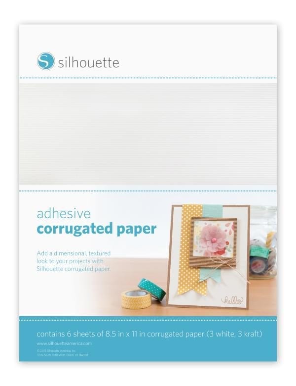 Silhouette zelfklevend ribbel karton papier adhesive corrugated paper MEDIA-COR-ADH 814792013465 Cityplotter Zaandam