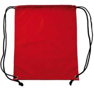 Rugzak Gymtas Sporttasje rug zak gym tas onbedrukt tasjes rood backpack red Cityplotter Zaandam