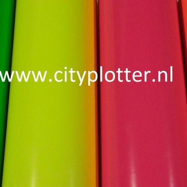 neon fluor vinylfolie cityplotter zaandam