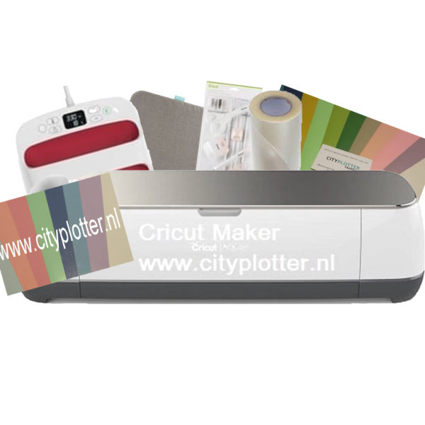 Cricut Maker & Cricut Easypress,ect TOTAAL VOORDEEL PAKKET Cityplotter Zaandam