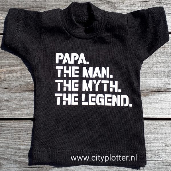 mini shirt papa the man legend cityplotter