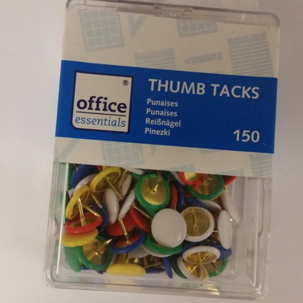 Punaises Thumb Tacks Gekleurd 150 stuks Office Cityplotter Zaandam