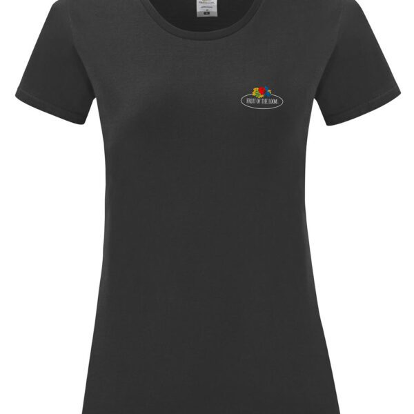 Ladies Vintage T Small Logo Print