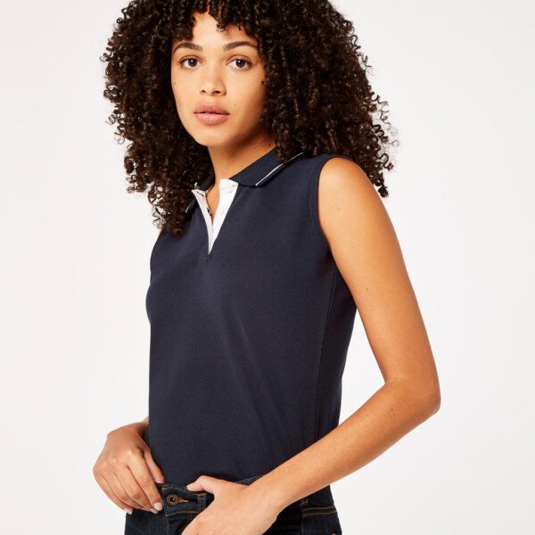 Women's Classic Fit Sleeveless Polo