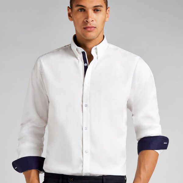 Tailored Fit Premium Contrast Oxford Shirt