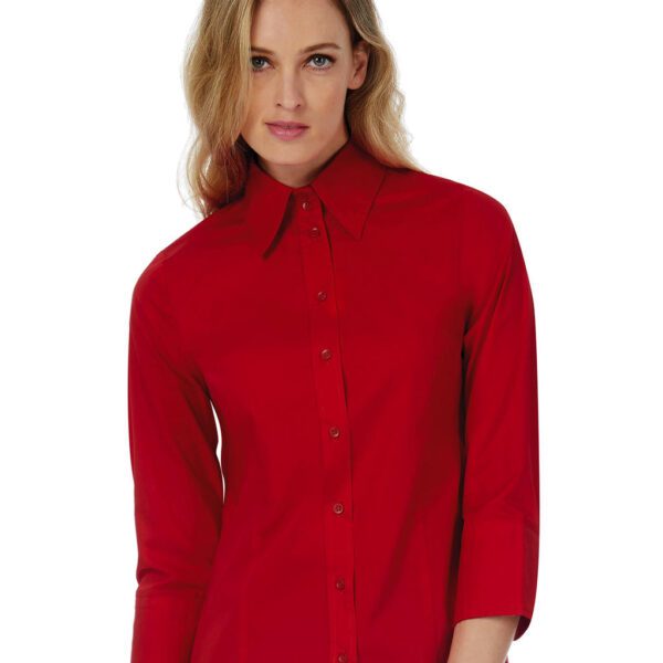 Milano/women Popelin Shirt 3/4 sleeves