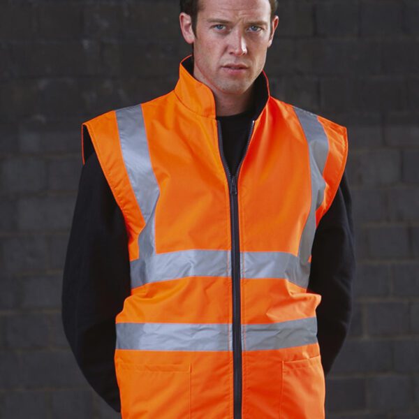 Fluo Fleece Reversible Bodywarmer