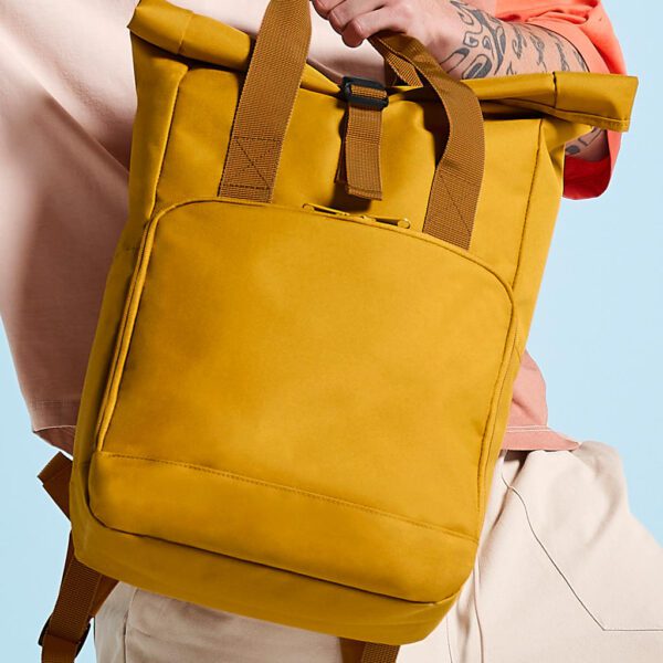 Sale Twin Handle Roll-Top Backpack Mosterd