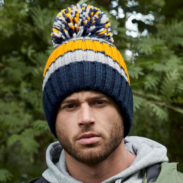 Hygge Striped Beanie