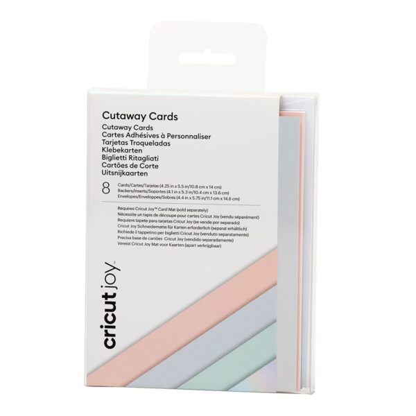 Cricut Cutaway Cards Pastel Sampler (8pcs) (2008856) cityplotter