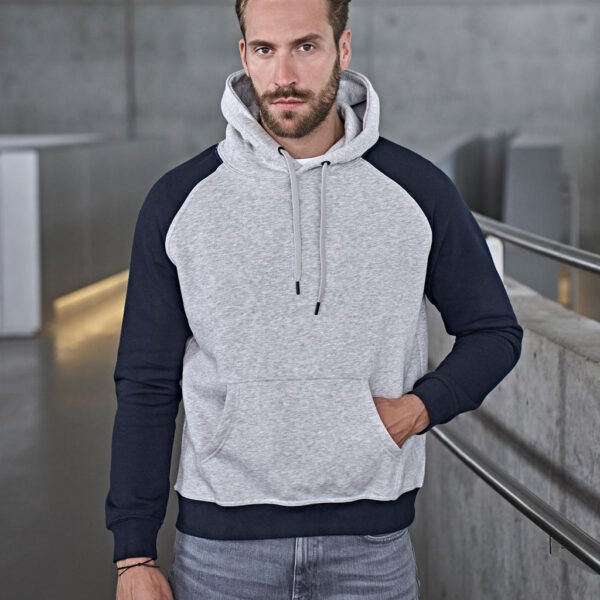 Two-Tone Hooded Sweatshirt