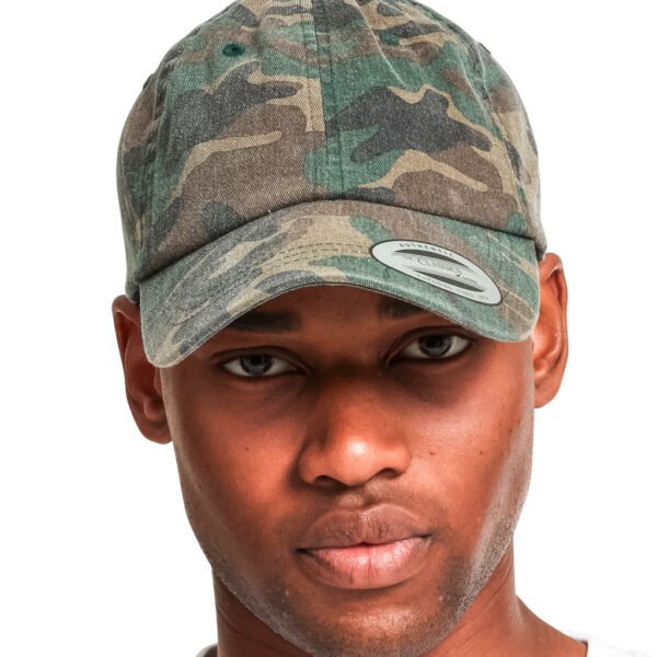 Low Profile Camo Washed Cap