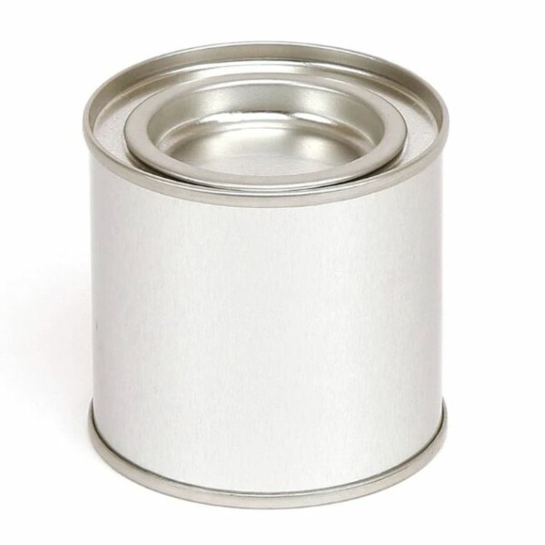 Blik Zilver 125ml 60mm x 60mm