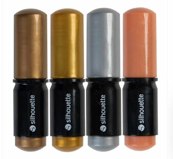 Sketchpennen Metallic Set 4 stuks
