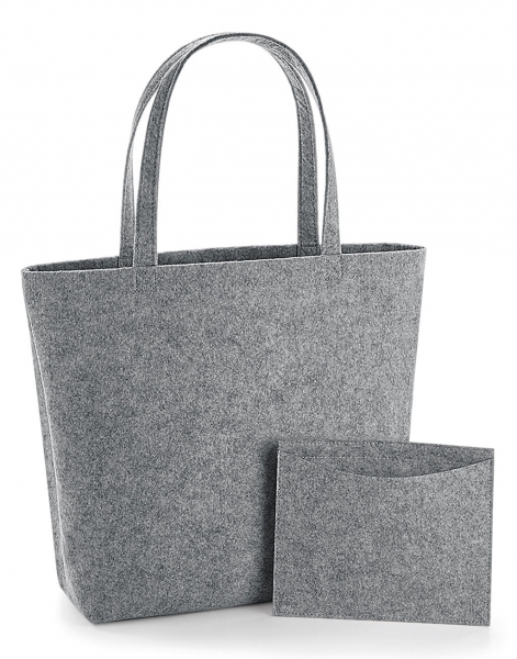 BG721 Felt Shopper Grey Melange
