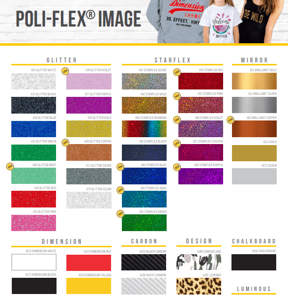 Poli-Flex Image Kleurkaart