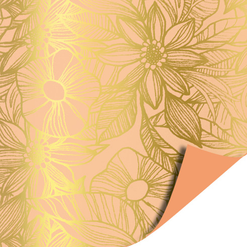 Cadeaupapier Jayden Peach / Gold