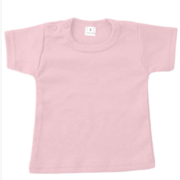 24mnd = 92 korte mouw baby / kleuter t-shirt Baby Roze