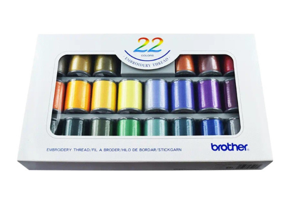 BROTHER Skitch Borduurgarenset 22 kleuren | ETS22