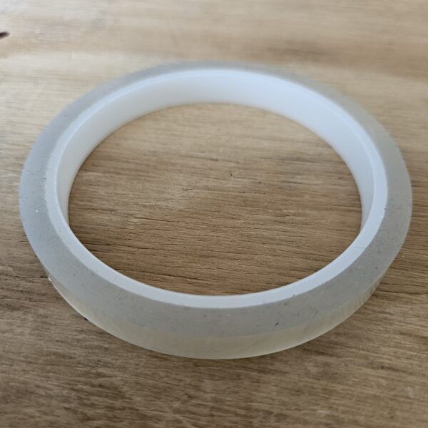 Hittetape 1cm x 66m doorzichtig hittebestendige tape