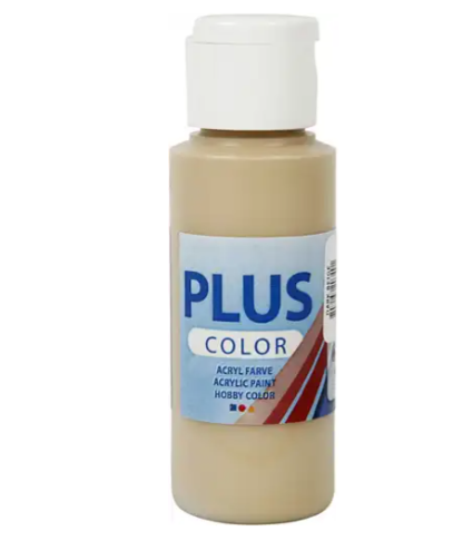 Plus Color Acrylverf Donker Beige 60ml